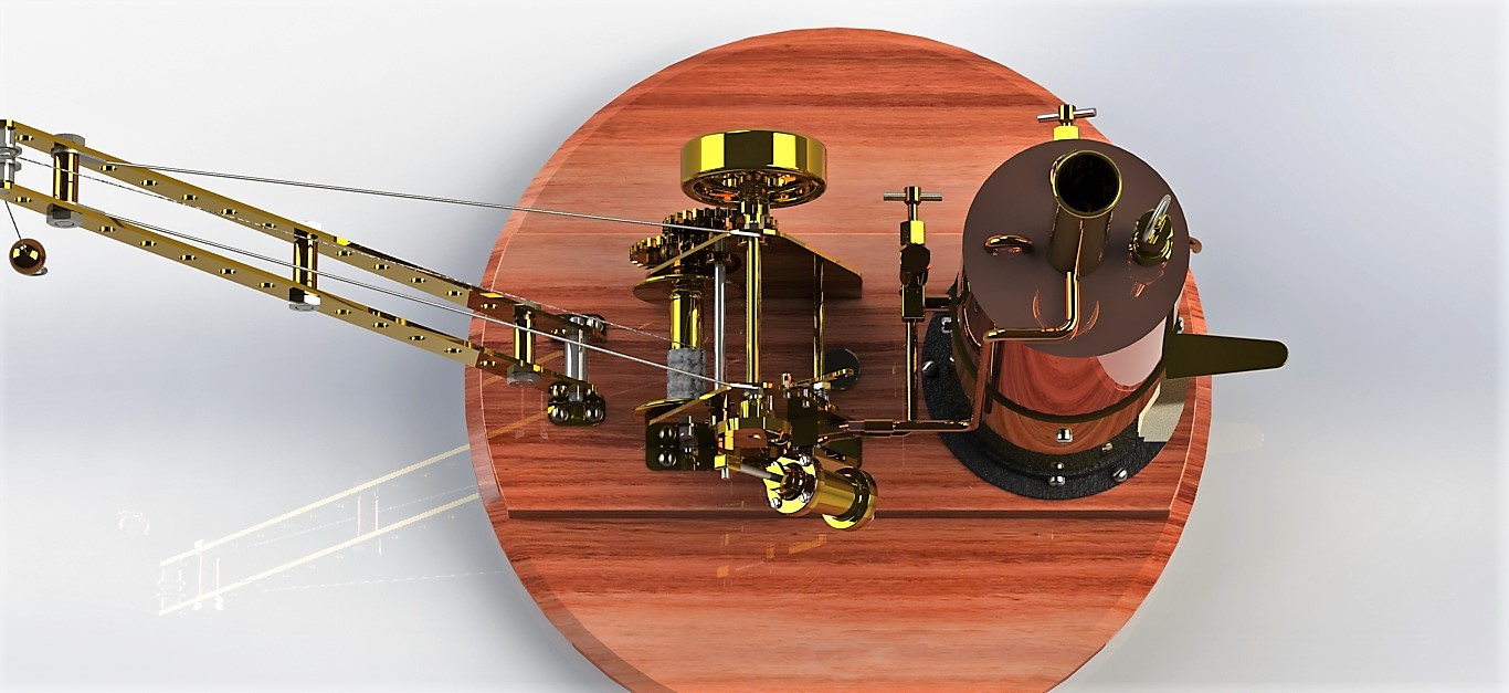 蒸汽起重机结构模型3D图纸 Solidworks设计